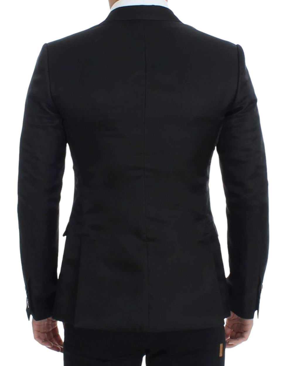 Thumbnail: Dolce & Gabbana Black silk slim fit blazer