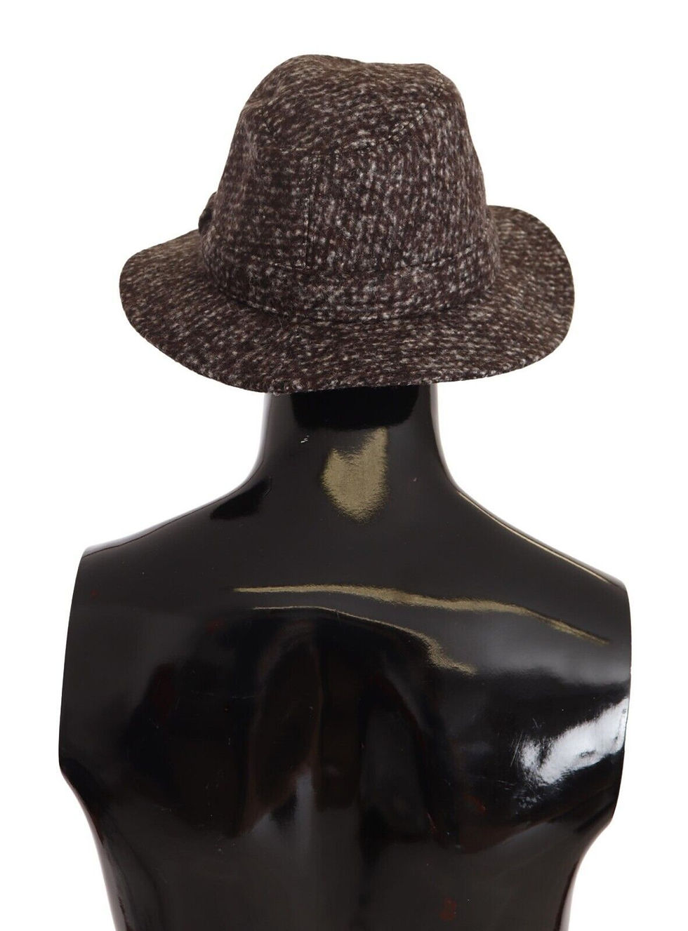 Thumbnail: Dolce & Gabbana Gray Melange Blended Textured Tweed Hat