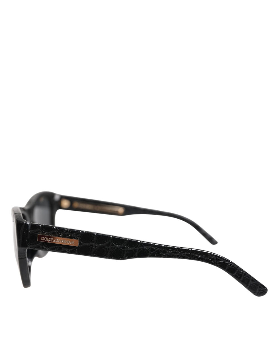 Thumbnail: Dolce & Gabbana Black Leather Frame DG4177 Tinted Lens Sunglasses