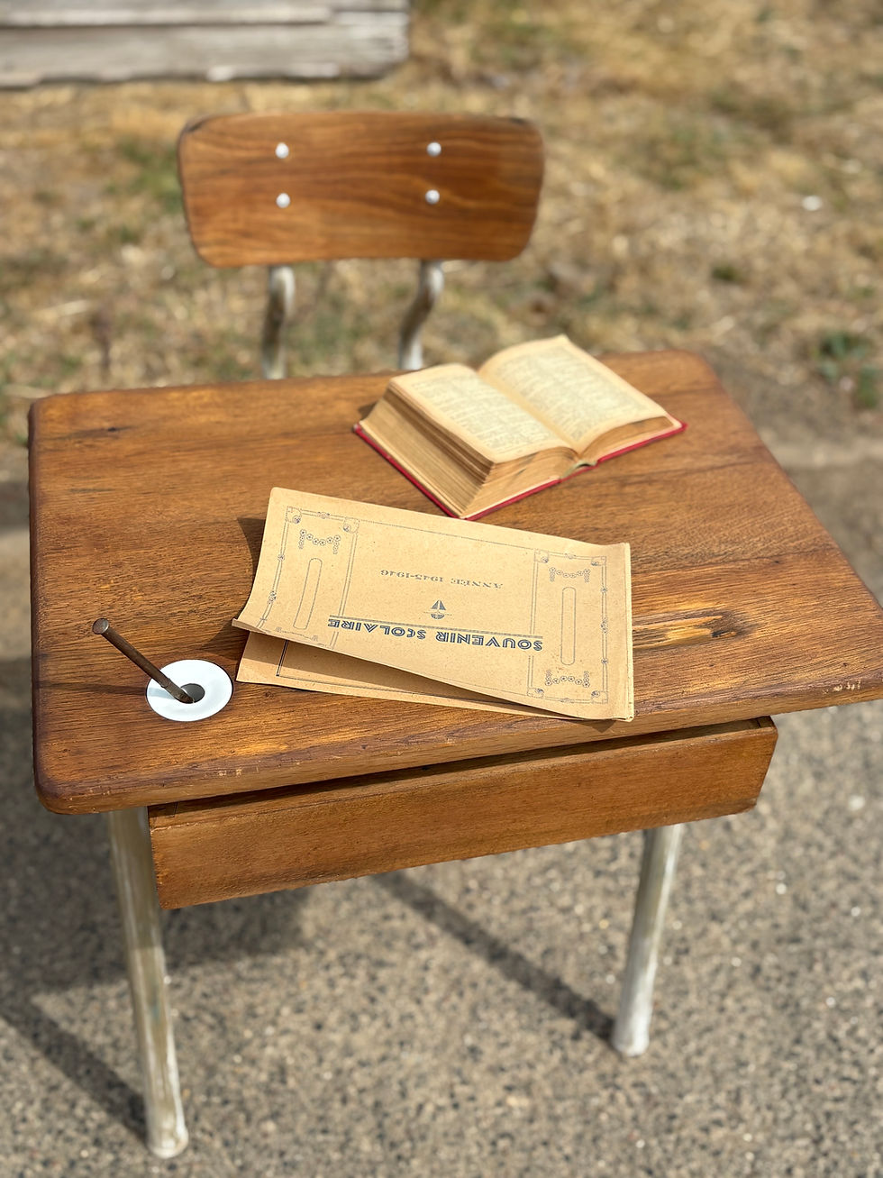 Miniature : Ancien pupitre en bois rénové