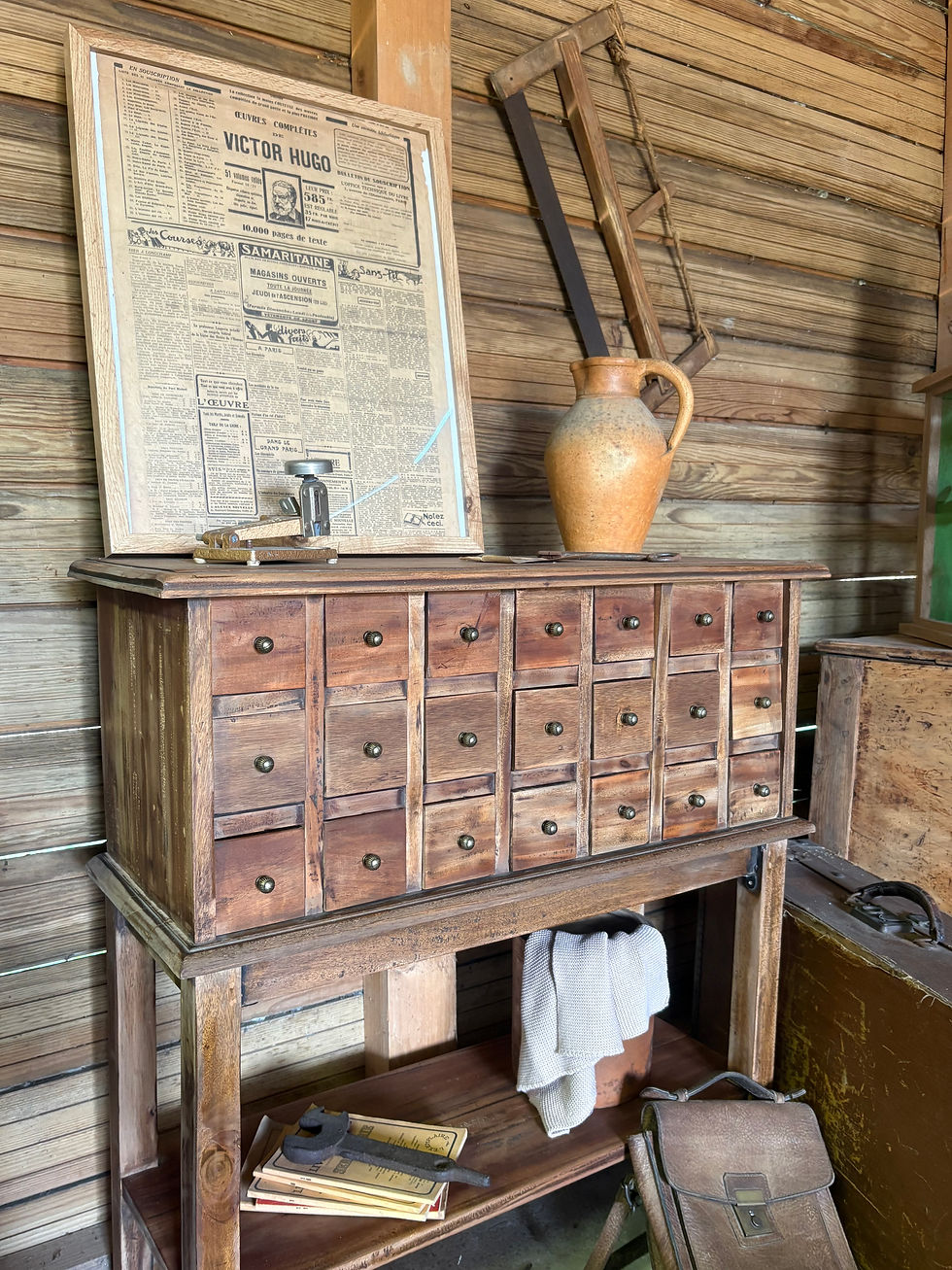 Miniature : Magnifique meuble métier renové - 21 tiroirs -pièce unique