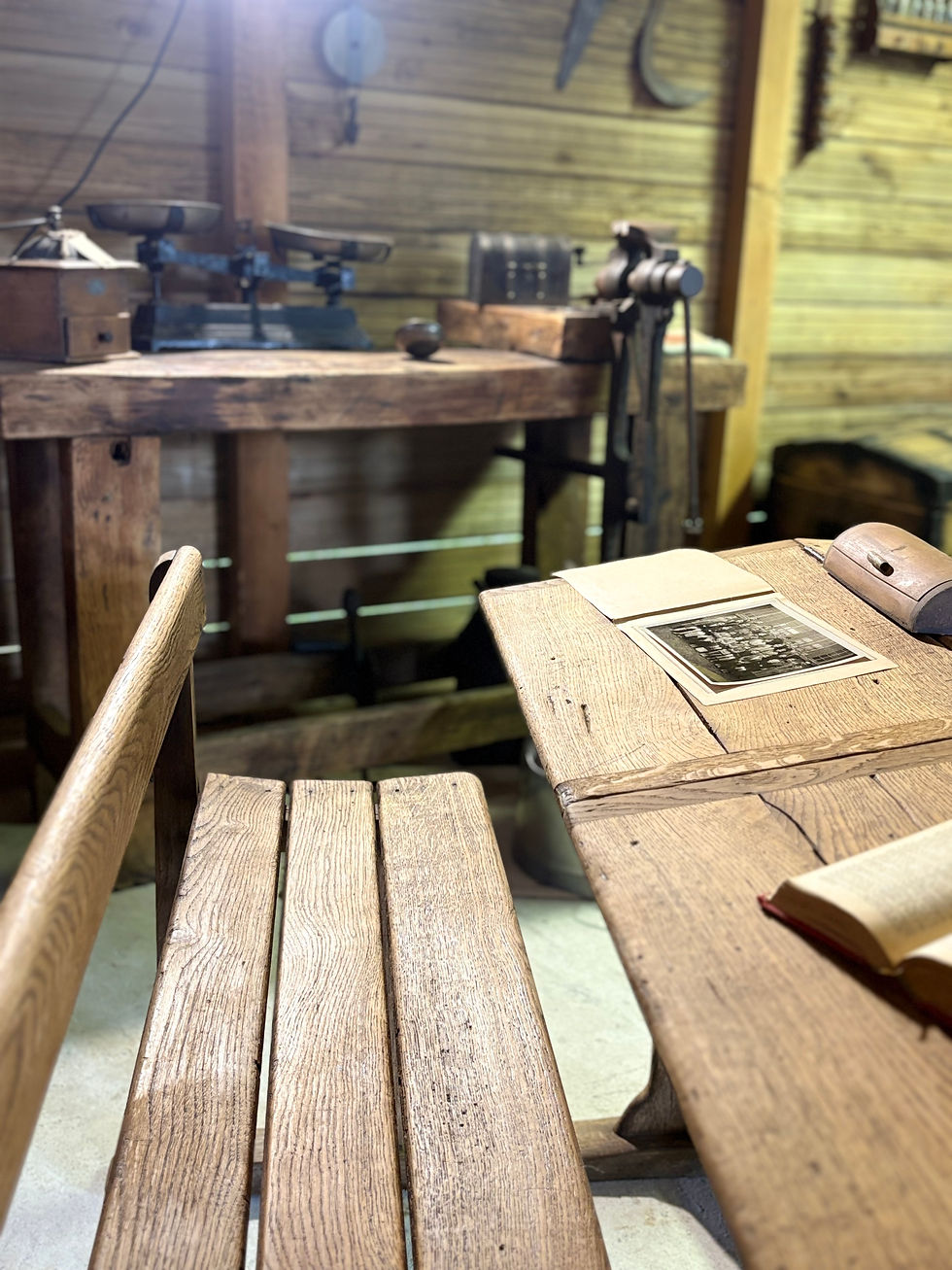 Miniature : Pupitre d’écolier ancien rénové