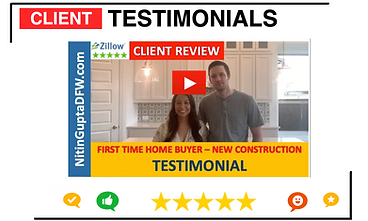 youtube client video testimonials nitin gupta dallas top realtor real estate agent