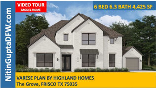 Tour the Varese Plan by Highland Homes in The Grove, Frisco – Perfect for New Home Buyers