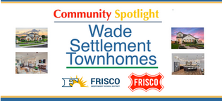 Homes For Sale in Wade Settlement Townhomes in Frisco Texas