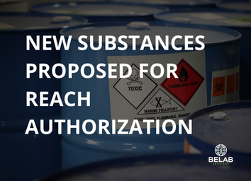 ECHA propone 4 nuevas sustancias para su inclusión en la lista de autorización REACH