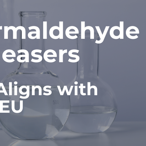 UK cosmetics regulation update: new 0.001% threshold for formaldehyde releasers, EU/UK compliance deadlines, labelling requirements and impact on cosmetic brands.