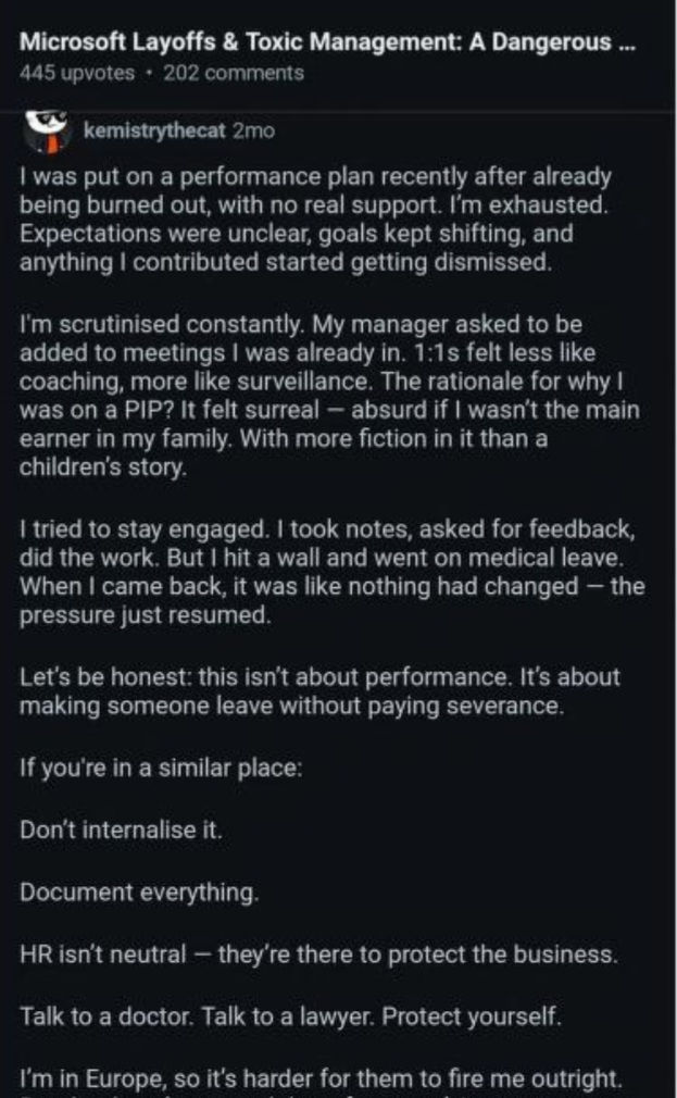 Institutionalized gaslighting.