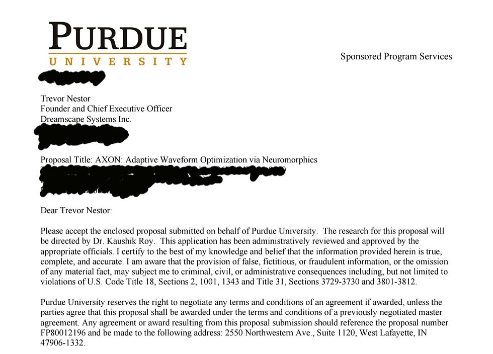 Partnering with Purdue on Project AXON