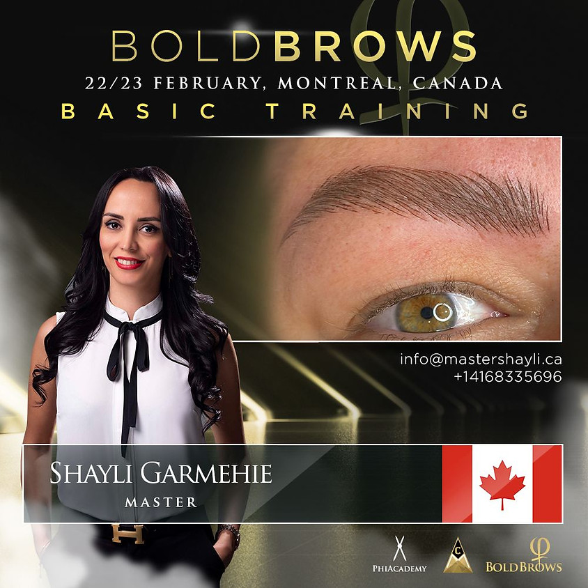 BoldBrows Training Montreal Feb 2021