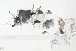 吉祥圖 Auspicious Cattle