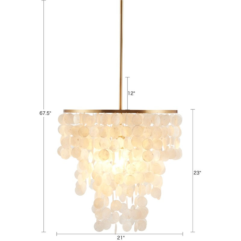 Thumbnail: Isla Layered Capiz Chandelier