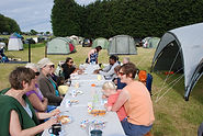 Lunch Time on a Camping Holiday arranged by The Outdoor Group