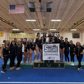 GYMNASTICS WINS SHORE CONFERENCE CHAMPIONSHIP