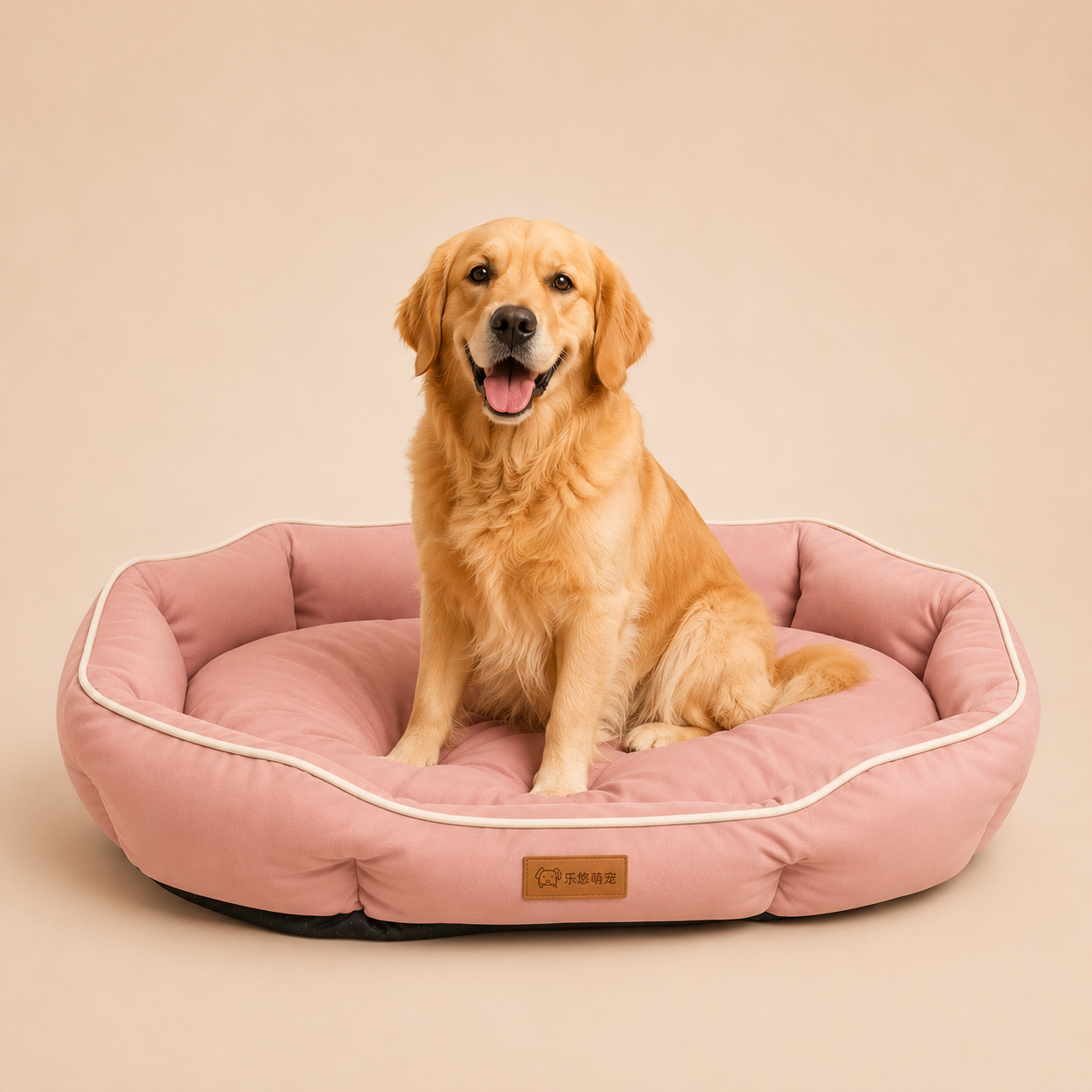 Luxury Plush Dog Sofa Bed – Warm & Cozy Sleeping Cushion