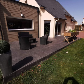 Rénovation terrasse en carrelage et bois