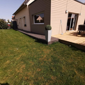 Rénovation terrasse en carrelage et bois