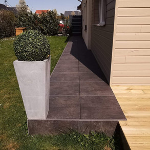 Rénovation terrasse en carrelage et bois