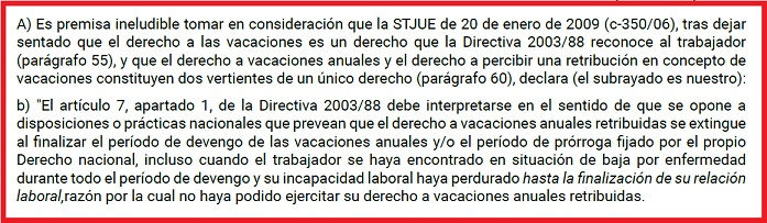 NO CABE COMPENSACIÓN ECONÓMICA POR VACACIONES NO DISFRUTADAS ANTES DEL PASE A RESERVA