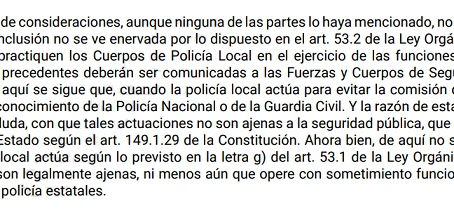 PRINCIPIO DE INDEMNIDAD PARA POLICÍAS LOCALES