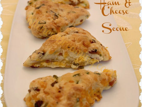 Ham & Cheese Scones Recipe