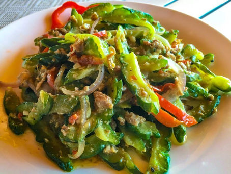 Ginisang Ampalaya with Pork Giniling Recipe