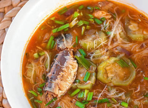 Sardinas with Misua Recipe