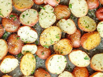 Easy Garlic Parmesan Potatoes Recipe
