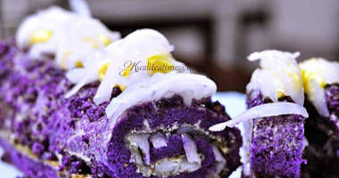 Ube Macapuno Roll Recipe