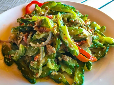Ginisang Ampalaya with Pork Giniling Recipe
