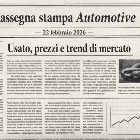 Rassegna stampa Automotive – 22 febbraio 2026 – Usato, prezzi e trend di mercato