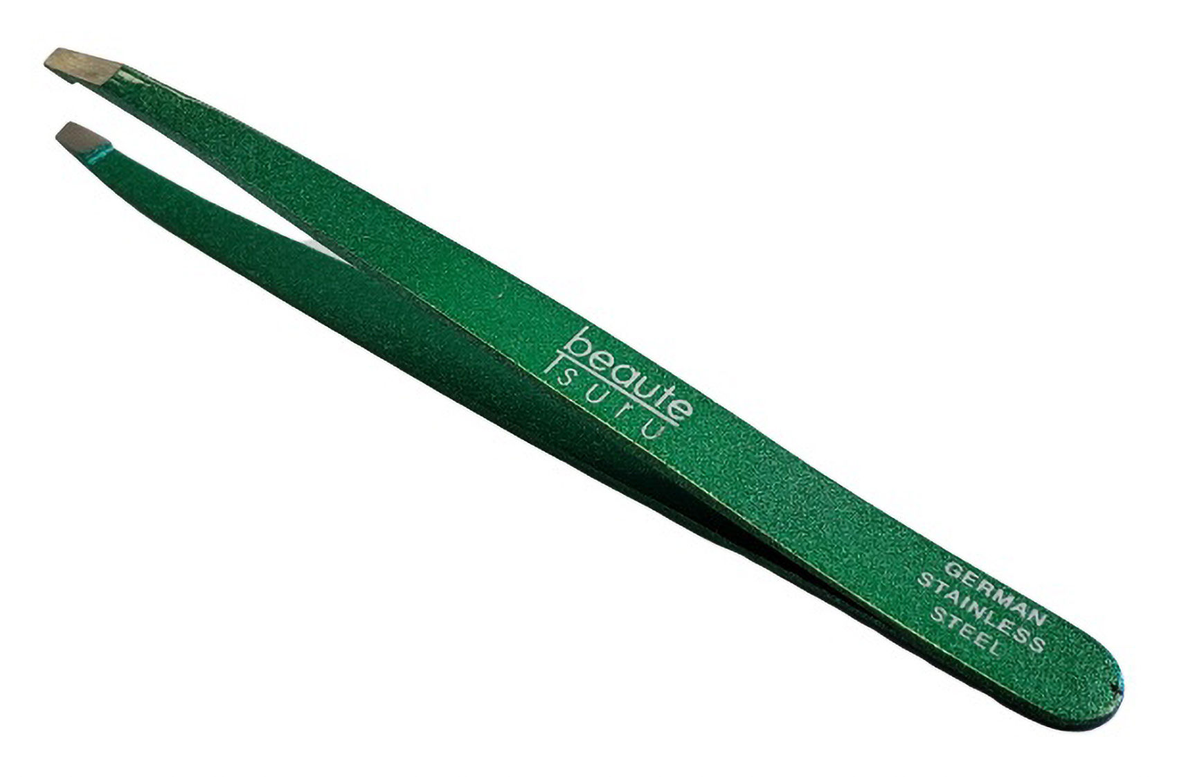 Slant Tip Tweezer 3.5" (Sparkling Green)