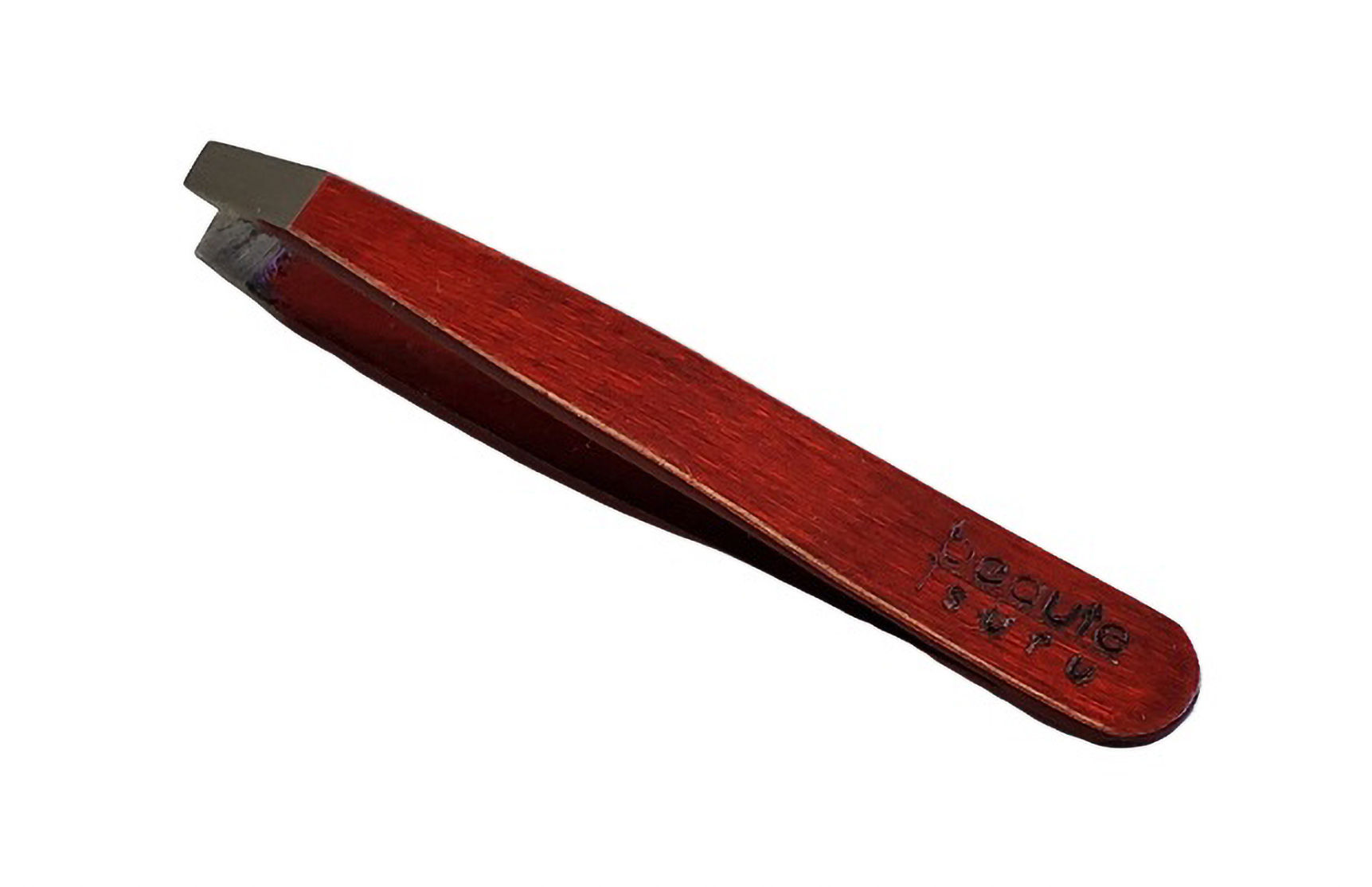 Mini Slant Tip Tweezer 2.0" (Maroon)