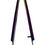 Thumbnail: Spring Handle Brow Scissor CVD Rainbow 4.5"
