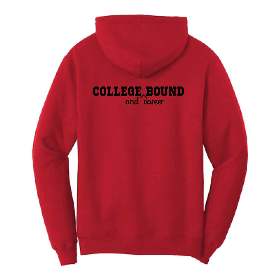 Thumbnail: Monte Vista Mustangs College Bound Unisex Pullover Hoodie