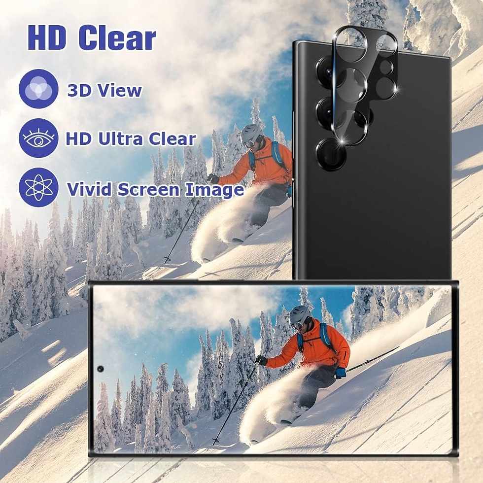 Miniatura: Tempered Glass Screen Protector Lens Hydrogel For Samsung S23 S22 Ultra Plus USA