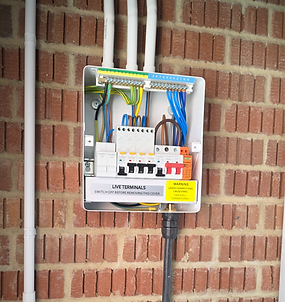 new garage consumer unit