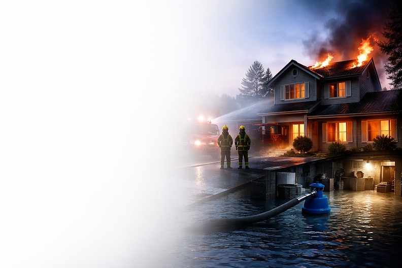 Emergency response to fire and flood