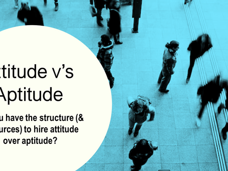 Attitude v's Aptitude, you've got it all wrong!