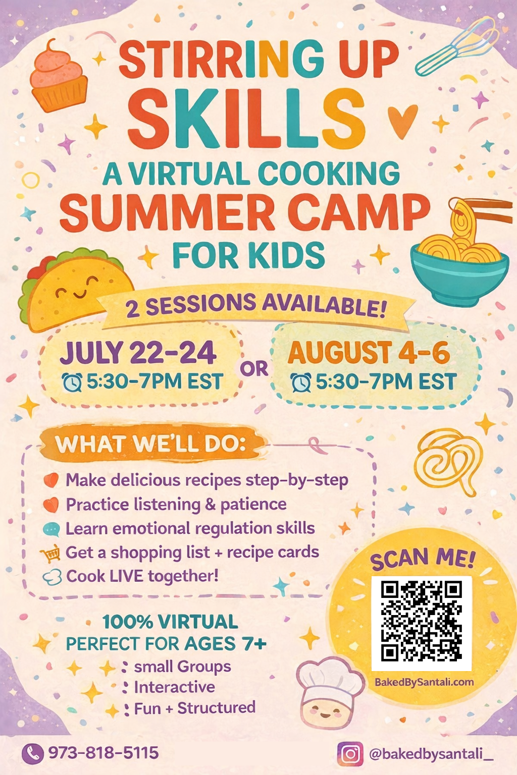 Summer Camp Series (Session 1-July 22-24 ALL 3 days)