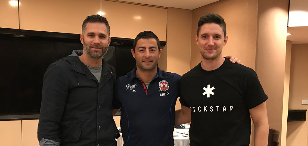 Anthony Minichiello with James Begley and Andrew Montesi