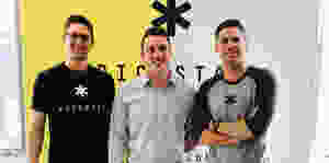 Matt Cowdrey with the PickStar team