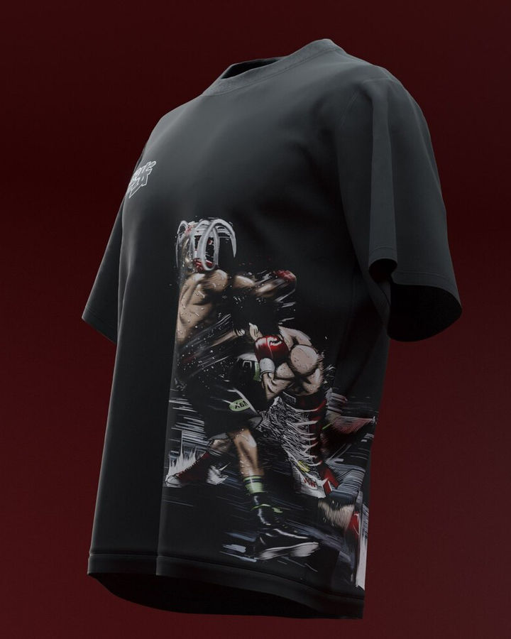 Ippo Oversize Tişört – ön yüz