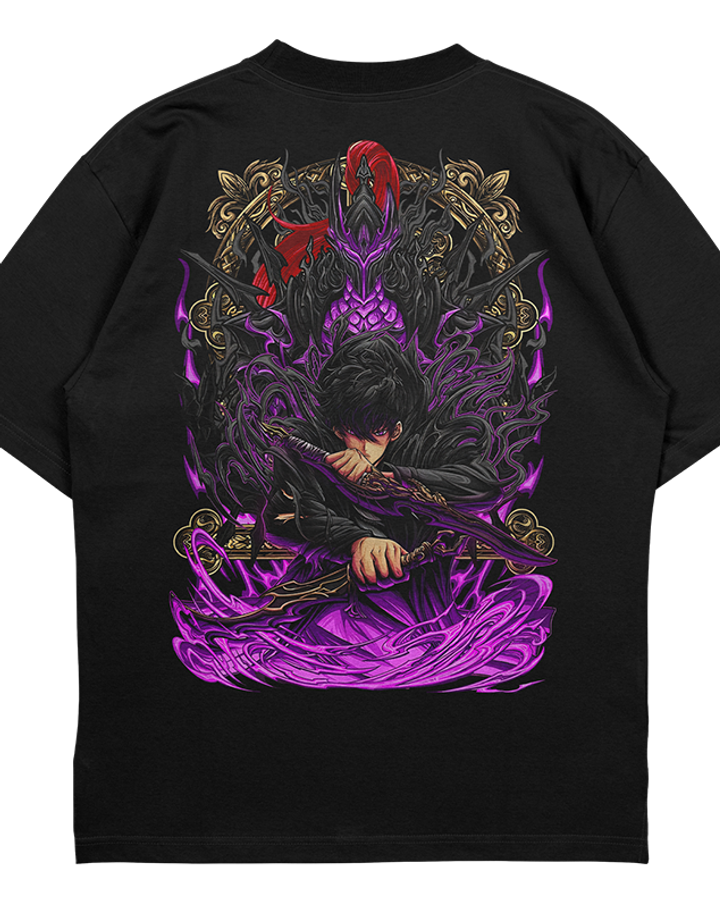 Solo Leveling 2 Oversize Tişört – ön yüz