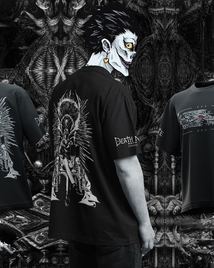 Death Note Pre Oversize Tişört – ön yüz