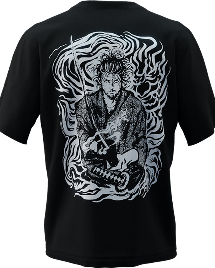 Vagabond Sword Oversize Tişört – ön yüz