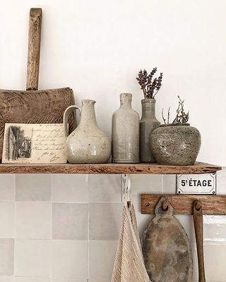 Objets de brocante pour une décoration vintage
