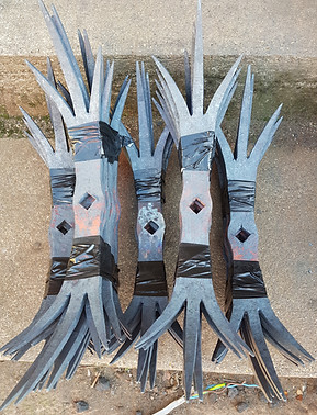 image of component parts for a restoration project at Chelsea Baracks London