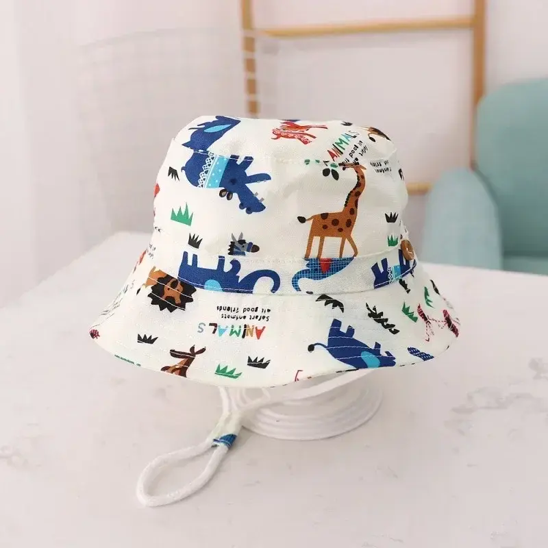 Thumbnail: New Panama Summer Baby Girls Hat Beach Sun Cap Travel Boys Fisherman Cap Outdoor