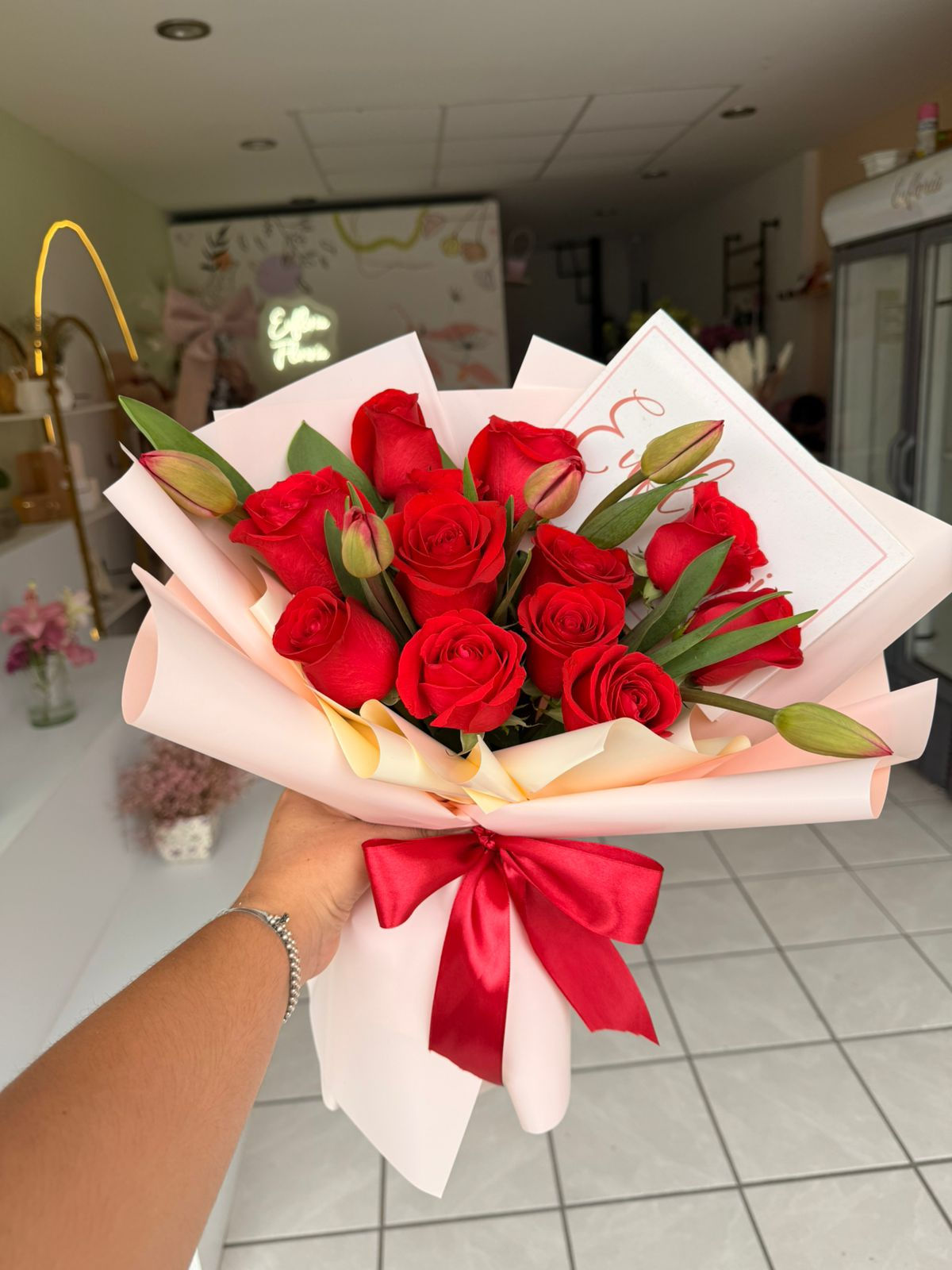 Ramo con tulipanes 